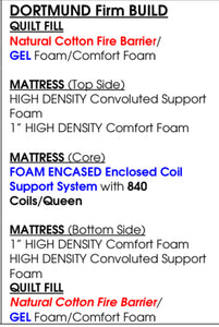 Dortmund / Oxford double sided mattress