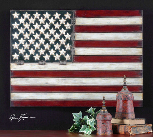 American Flag (Metal Wall Decor)