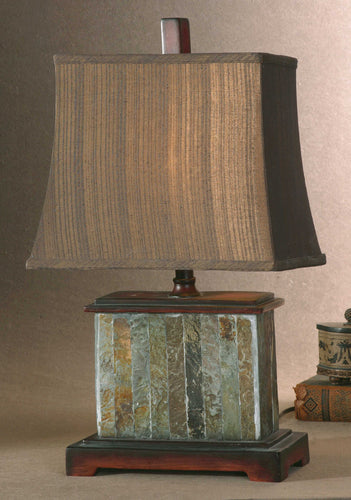 SLATE TABLE LAMP, 2 PER BOX