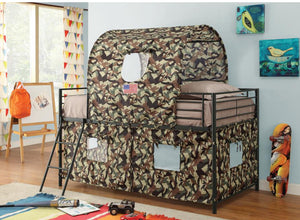 TWIN LOFT BED (Camouflage)