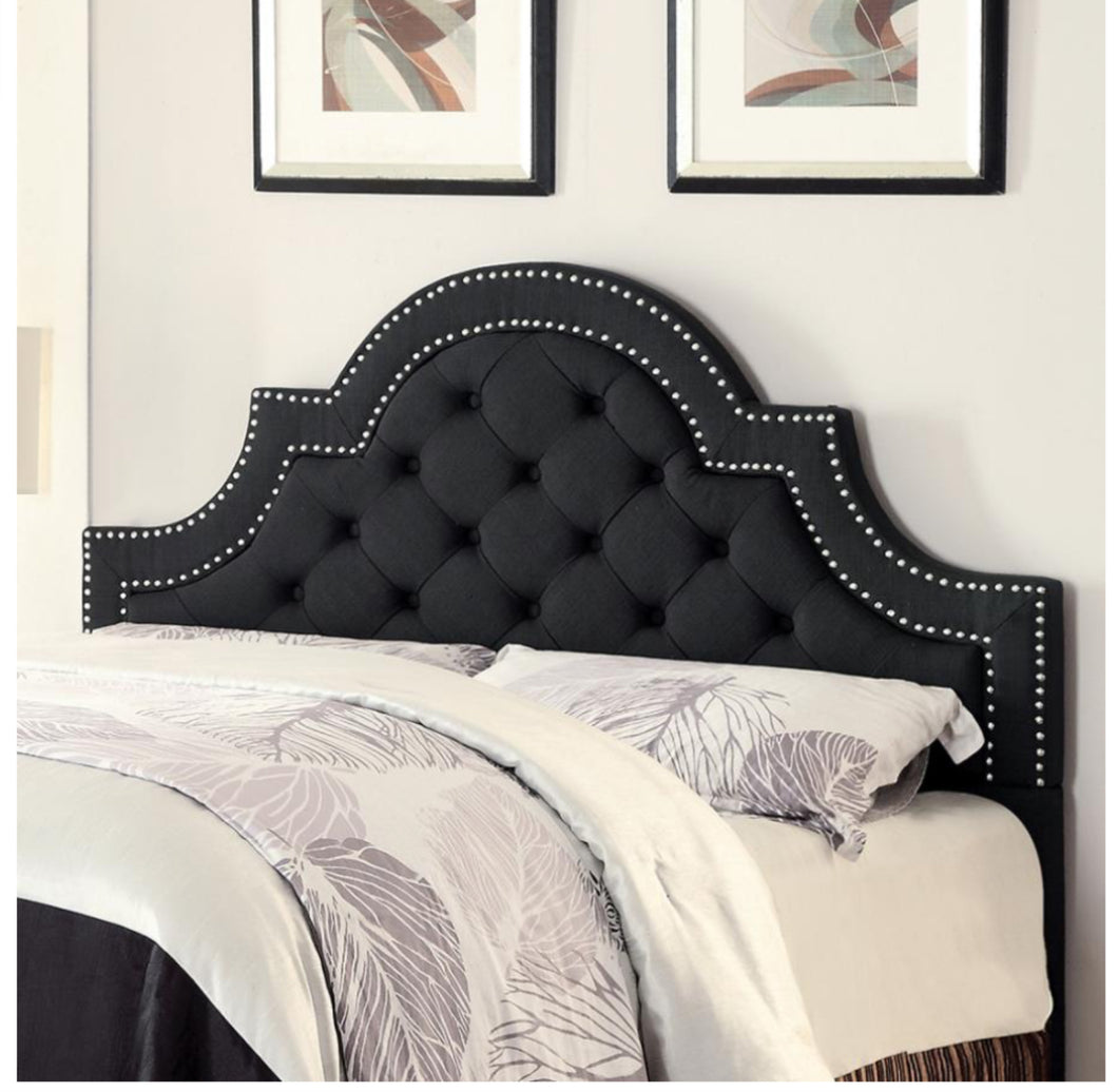 Ojai Upholstered Charcoal Headboard
