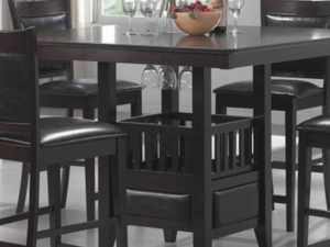Jaden cappuccino counter high dining set